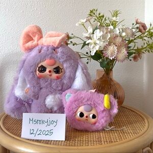 Baby three bunny return & storage pouch - bundle